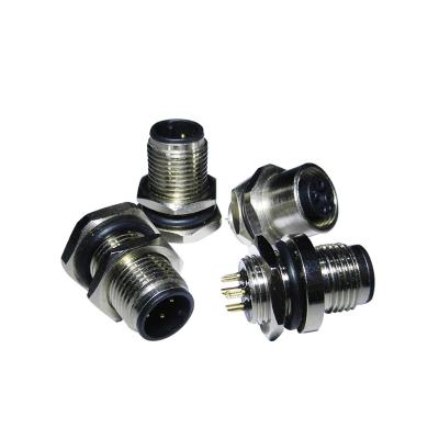 M12 A-Code 4Pin male to male double ended connector