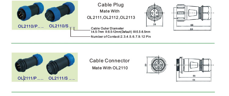 weipu connectors