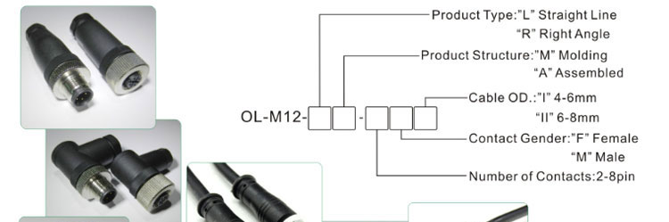 M12 Cable connector