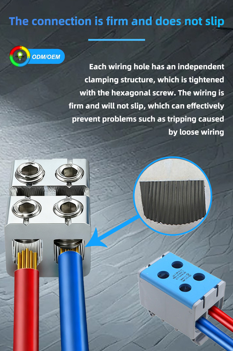 The connection is firm and does not slip