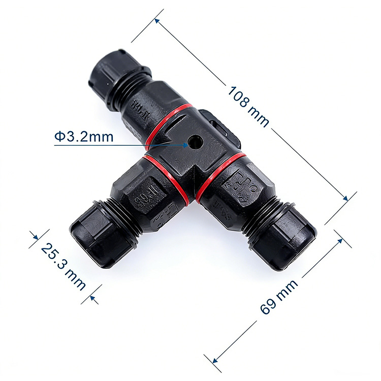 The OL-T1 has a length of 69 mm, a width of 108 mm, and a nut width of 25.3 mm.
