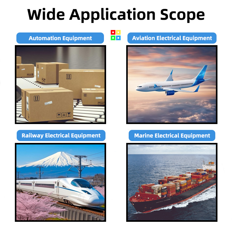 The OL-GX can be used in automation equipment, aviation electrical equipment, railway electrical equipment and marine electrical equipment.