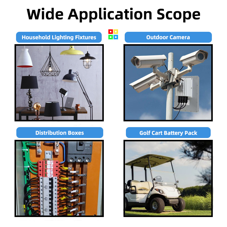 KC-211 can be used for household lighting, outdoor cameras, electrical distribution boxes, and golf cart battery packs.