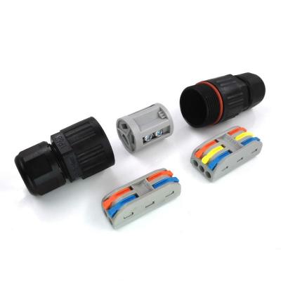 2 pin 3 pin ip68 waterproof cable connector
