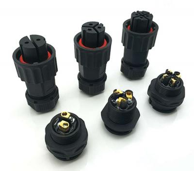 M20 panel mount waterproof electrical connector