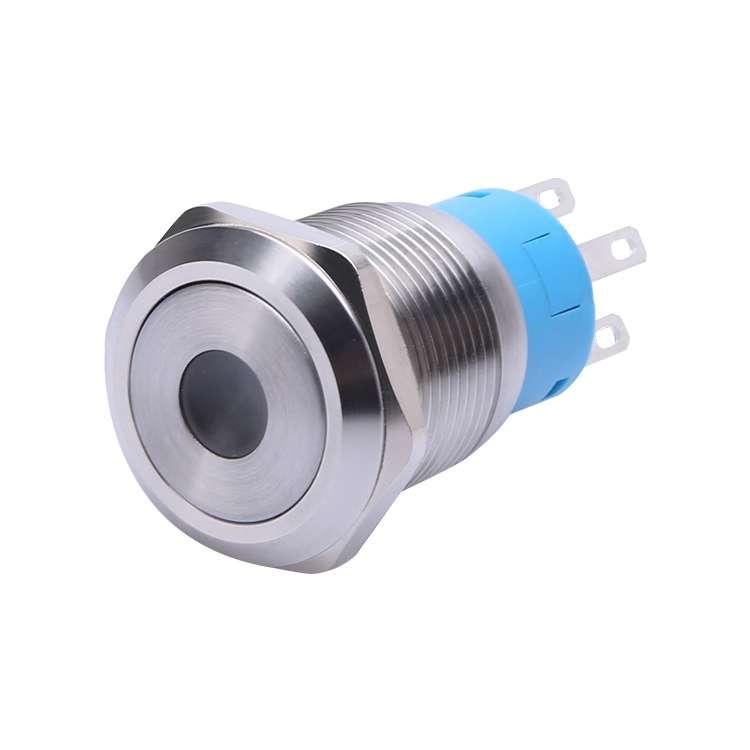 8MM Metal Push Button Switch LED Momentary Latching Waterproof 4Pin Self  Locking