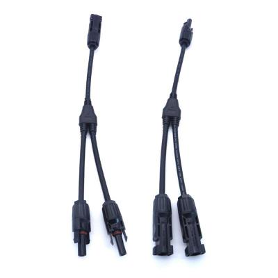 MC4 Branch Connector 2 To 1 Solar Panel Connector cable