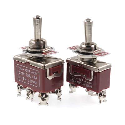 4 way dpdt spring loaded metal toggle switch types