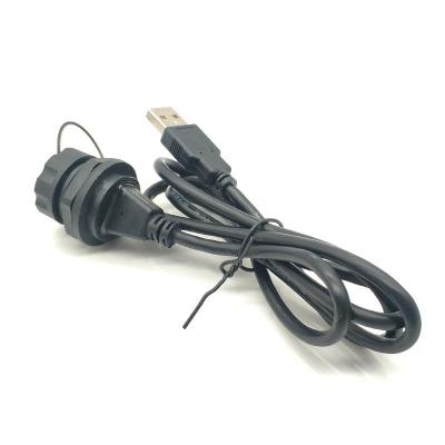 IP67 male to female usb connector with cable
