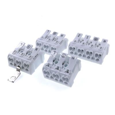 3 pin push wire joint connector for led lights