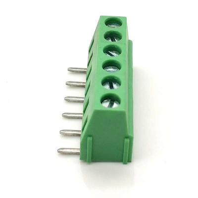 2 pin green color screw type terminal block