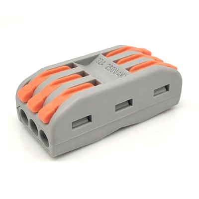 SPL-3 two way 6 ports quick push-in wire connector