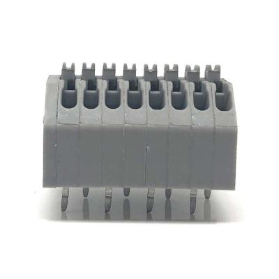 Spring loaded terminal blocks