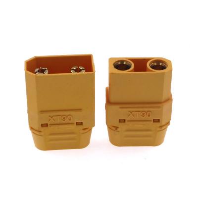 PCB mount motorcycle battery connector XT90-H with cap