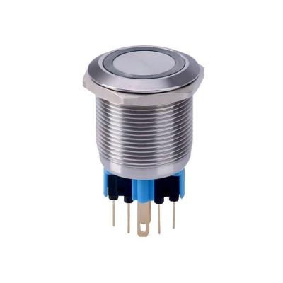 22mm illuminated Pcb Mount Push Button Switch Reset/Maintain