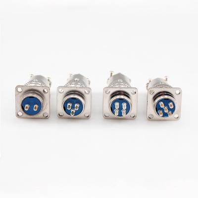 Square panel mount circular metal connector H17