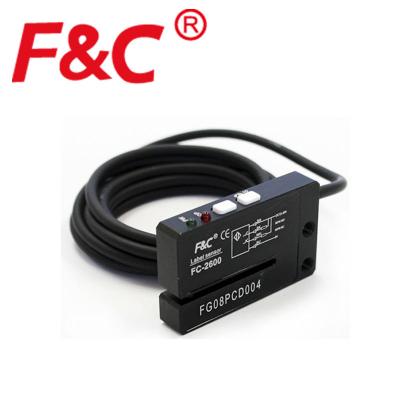 FC-2600 Photoelectric Labeling Sensors Fork Shaped Sensor Suitable For Auto Packing Machine, labeling machine system