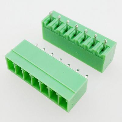 3.5/3.81mm solder pluggable pcb terminal block plug and socket