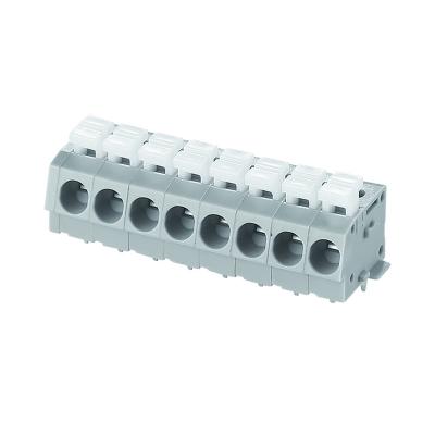 Spring loaded terminal blocks