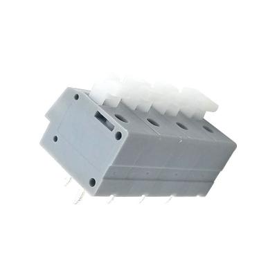 5mm pitch plastic 4 pin spring terminal block