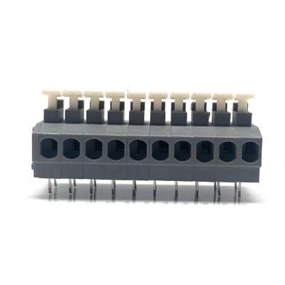 235-5.0 Screwless spring cage terminal block 20-14AWG