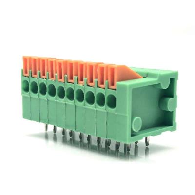 141R-2.54mm pitch pcb spring clamp terminal block