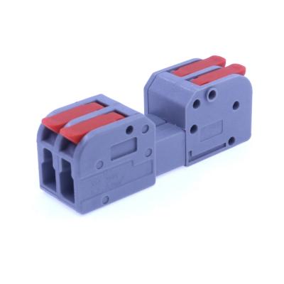 Chinese Manufacturer's Wire Connector Multi-Pole LED Light Terminal Block 222 Double Row Power Connector