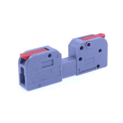 Plug In Terminal Block Lever Crimp Terminal Spacing 5.0mm Quick Connect Terminals