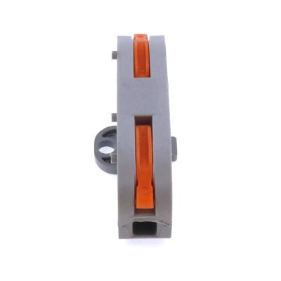 Reusable Quick 1-In-1-Out Push-In Connector with Lever for Fast and Secure Splicing in Electrical Wiring Systems