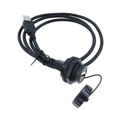 IP67 Waterproof USB 3.0 Male and Female Panel Mount Connector USB Connectors for Durable Use
