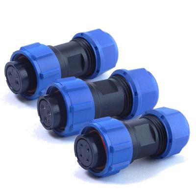 industrial waterproof electrical bnc material panel mount 3 pin industry power connector