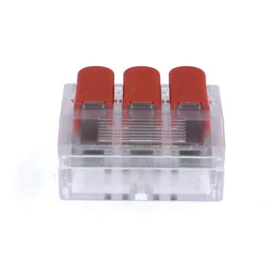 Transparent Quick Splitter Push-In Terminal Block for Easy Branching and Secure Connections in Complex Electrical Networks