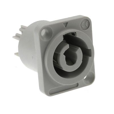 IP65 Waterproof 3 Pin Powercon Connector 20A 500V AC Male Plug with LED Display for Stage Light Applications