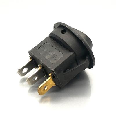 soken round illuminated 3 way t105/55 rocker switch