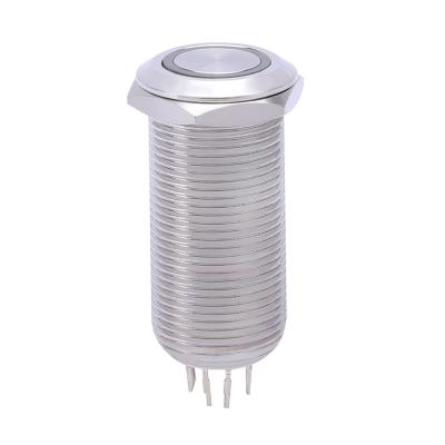 Miniature Push Button 120v Small DPDT Waterproof Momentary Switch