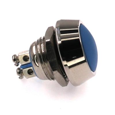 Screw terminal red blue black 12mm 2a push button switch