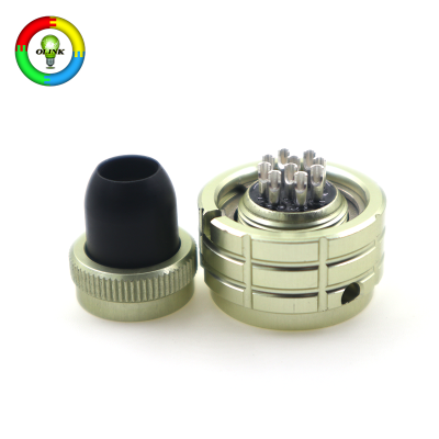 Professional Industrial-Grade Aviation-Style Metal Mini Circular Male Quick Terminal 4 Pin Wire Connector