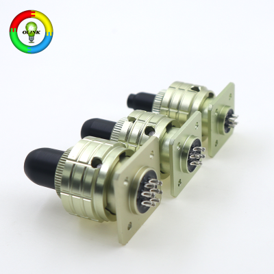 Industrial Aviation-Style Metal Mini Circular Power Quick 2 Wire Multi Pin Adapter Connector