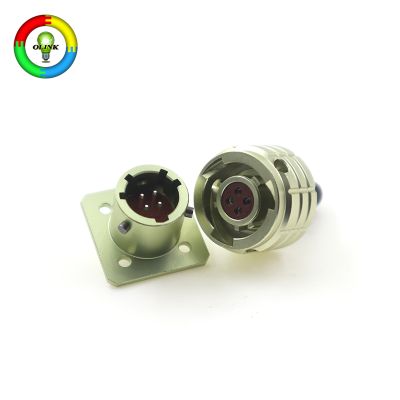 Aluminum Alloy IP55 Silver-Plated DC Power Connectors (Male/Female) for Marine & Electrical Applications