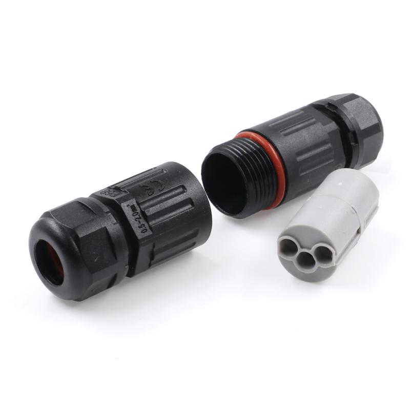 Small waterproof electrical connectors