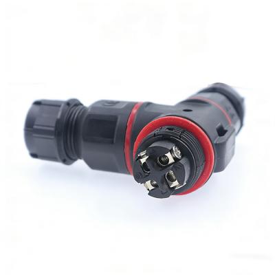 OL-T1 T Type Connector 3 Way Power Branch 250V16A IP68 2pin 3pin 4pin