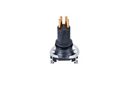 M8 and M12 panel mount connector plug-in connectors for THR applications